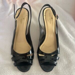 kate spade Black Heels Patent Leather